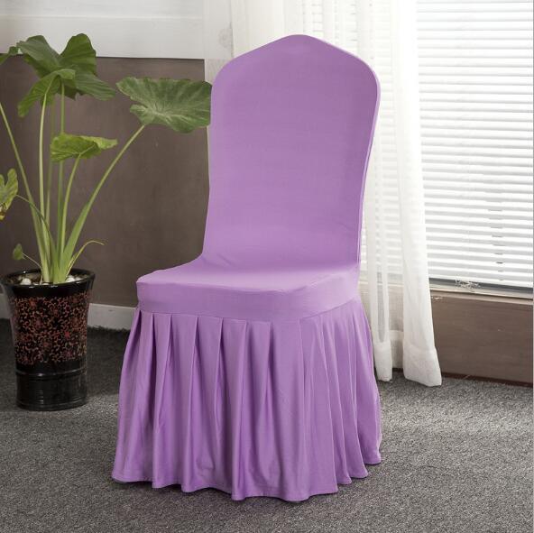 Spandex Stretch Washable Long Dining Chair Cover Protector Seat Slipcover