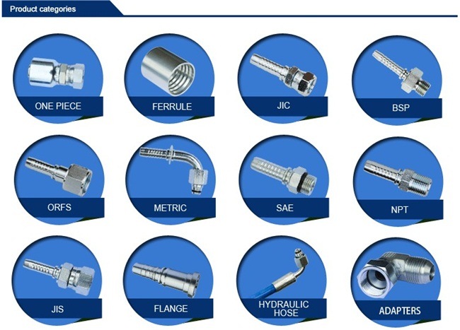 Hydraulic Hose One Piece Parker Pipe Fittings