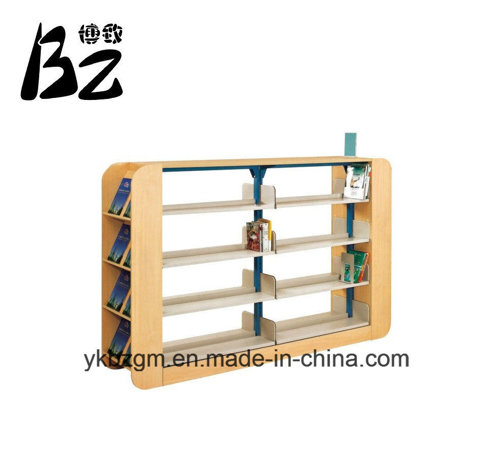 Fixed Bookshelf Wood and Metal School Furniture (BZ-0160)