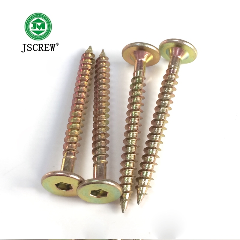 Metric Thread OEM Factory Zinc Plated Flat Head Wood Screw