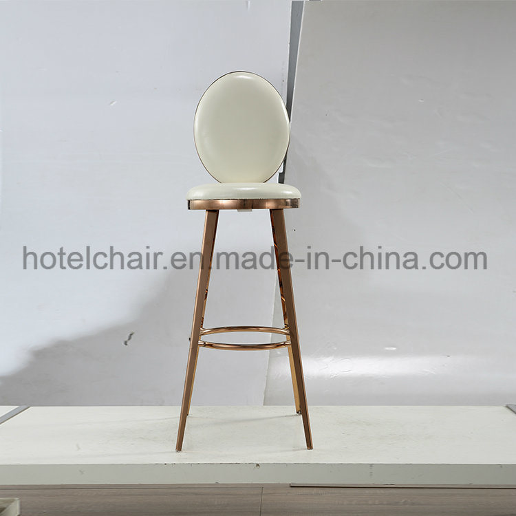 New! ! ! Bar Stools High Chair Stainless Steel Chair with PU Leather