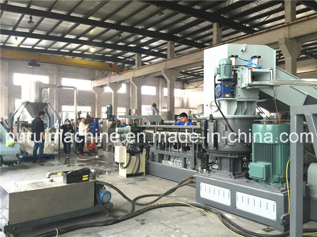 Water Ring Die Face Hot Cutting Plastic Recycling Granulator