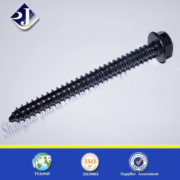 High Strength Black Finshed Wood Screw