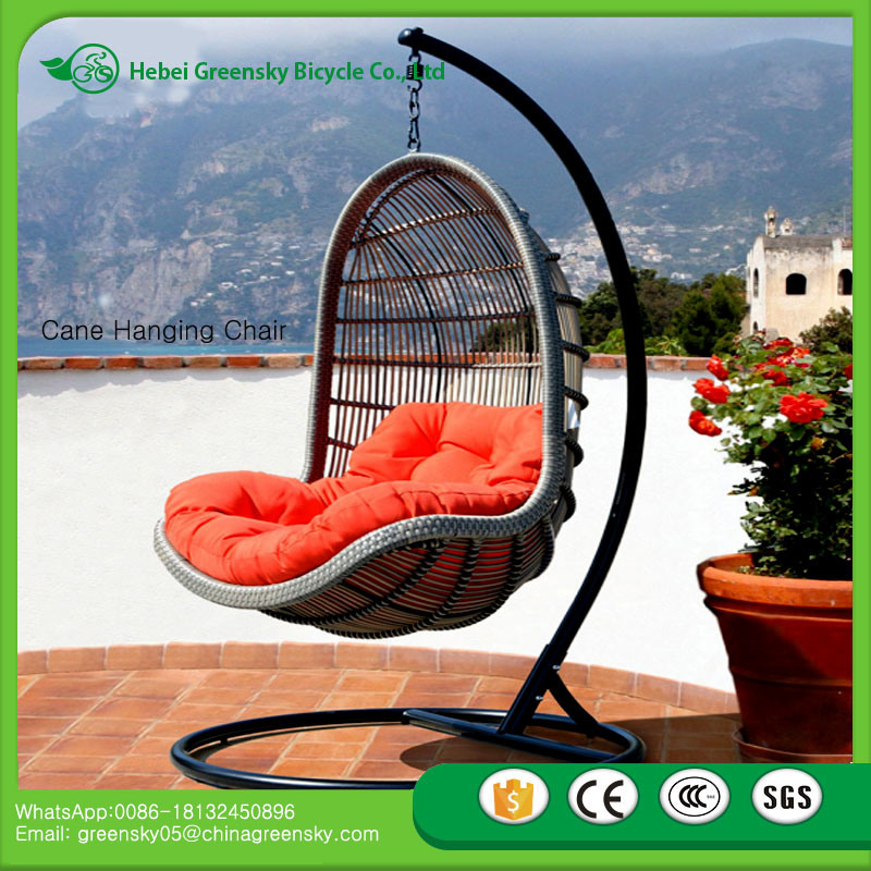 2017 Chinese Hot Supply Indoor Bamboo Swing Chair Cane Swing Hammock Hanging Pod Chair