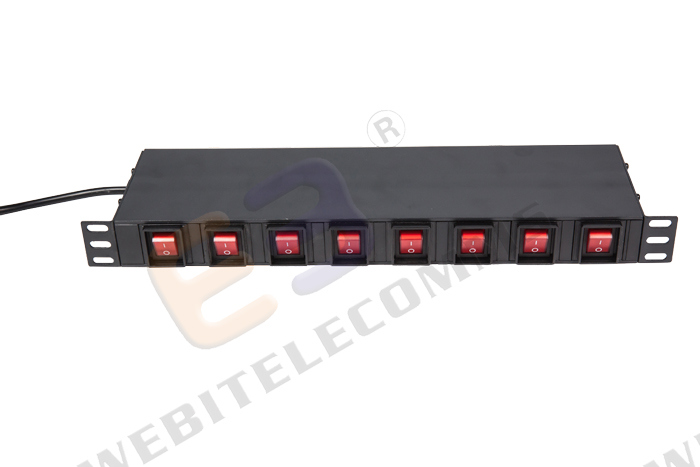 1u 19inch IEC C13 Power Strip, Used for Server Rack