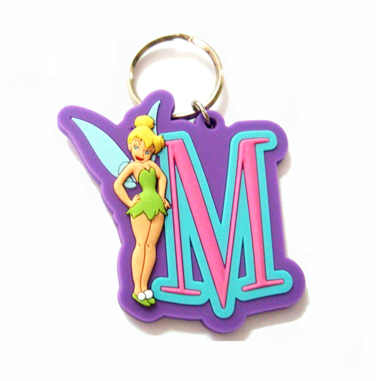 Personalized Eco-Friend Soft PVC Rubber Key Chain