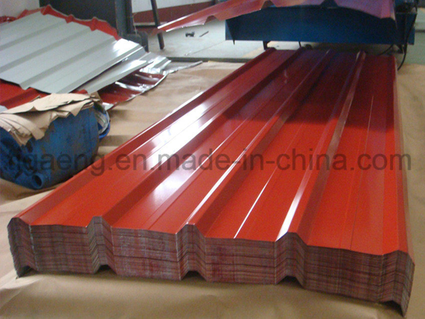 Top Level Good Quality Trapezoidal PPGI Steel Roofing Plate