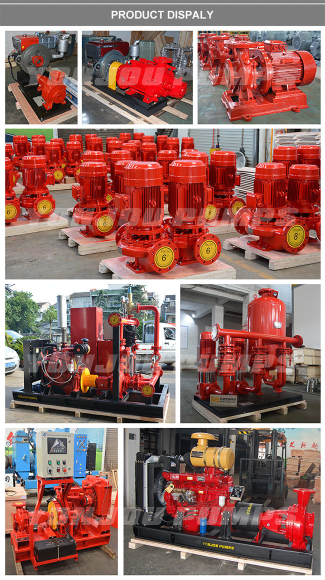 Diesel Engine Circulation End Suction Fire Fighting Centrifugal Water Pump