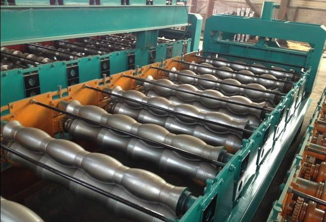 Glazed Roofing Tile Cold Roll Forming Machine Made in China