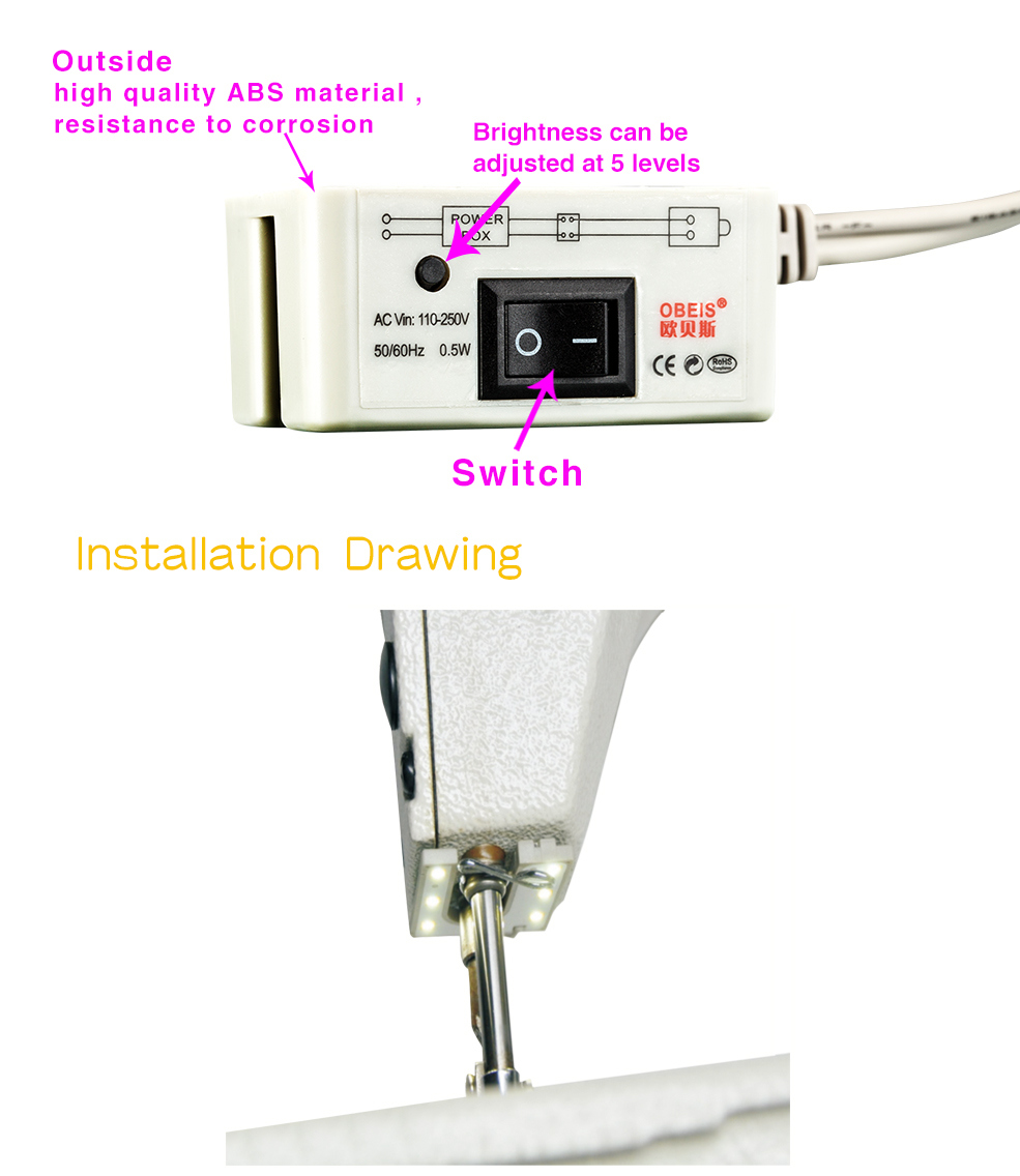 Sewing Machine LED Light (OBS-806MUT)