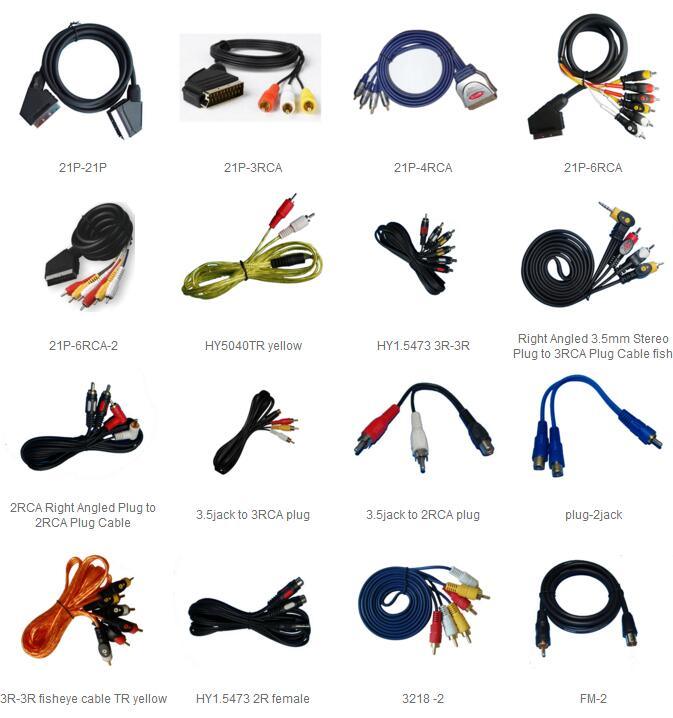 3r-3r Cable/RCA Cable/AV Cable/Audio and Video Cable