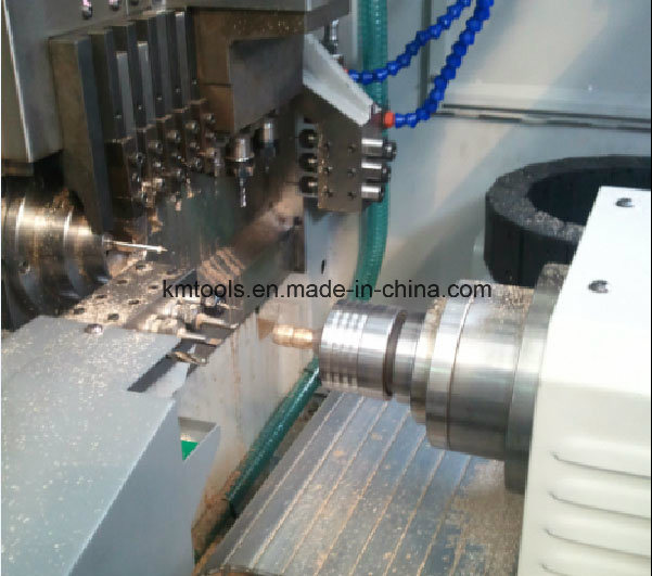 Small Scale High Precision CNC Lathe Machine