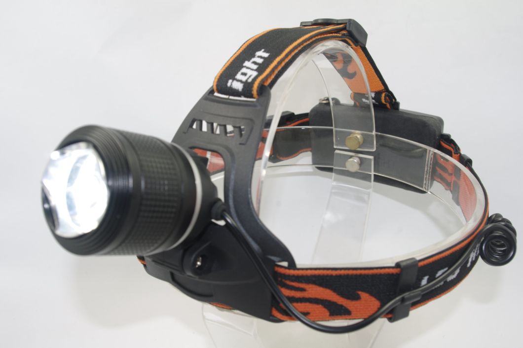 Rechargeable Battery LED Super Bright Zoomable Professional Headlamp