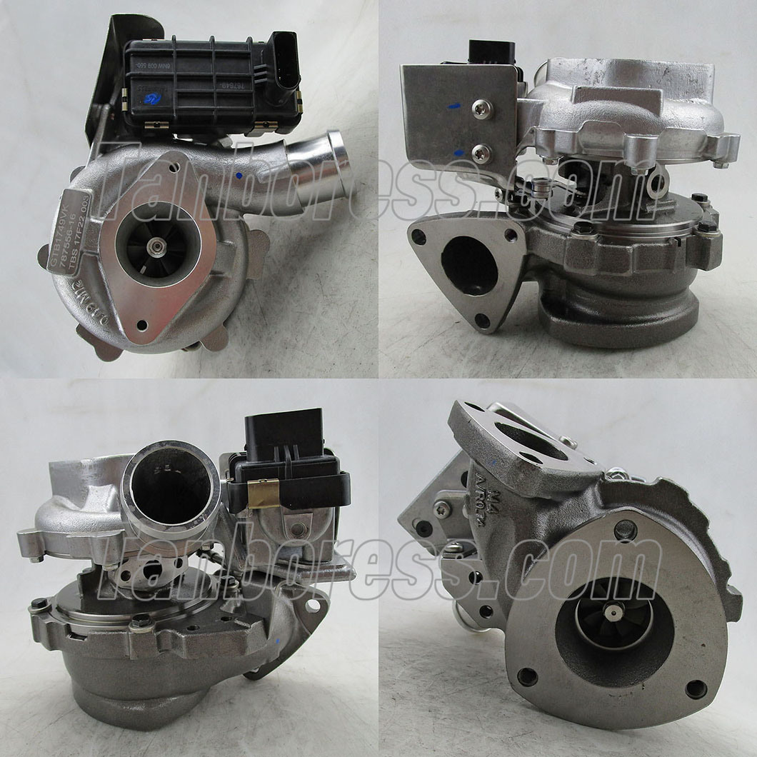 Turbocharger Ford Gtb1749vk Duratorq Tdci Euro 5 787556-0015 787556-0016