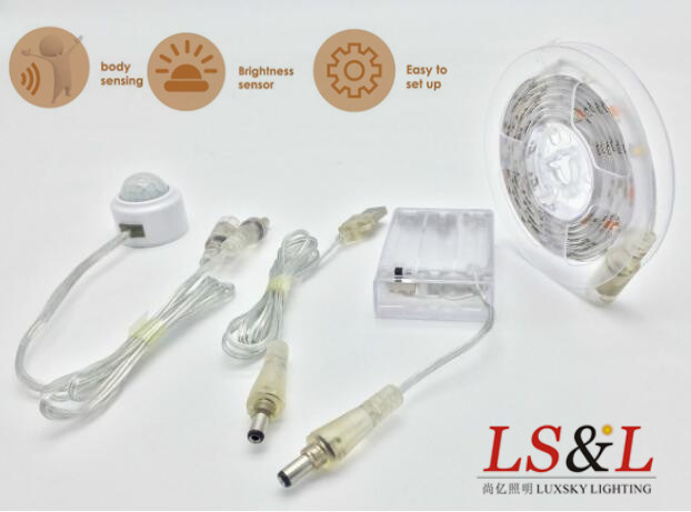 LED Motion Sensor Strip Light Kit for Baby and Childern Night Lighting