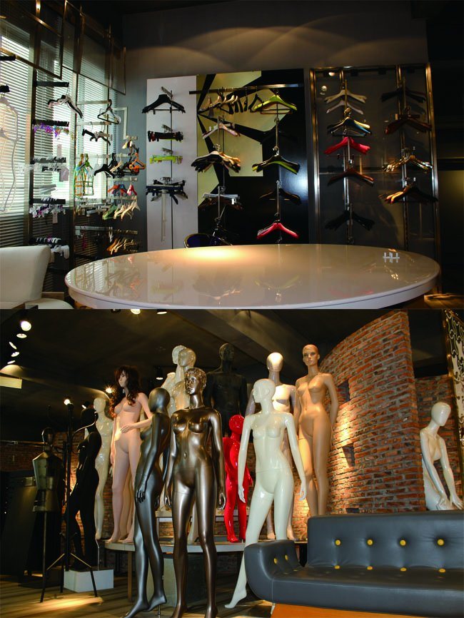 Factory in Dongguan Custom Brand Fashion Shop Velvet Hangers