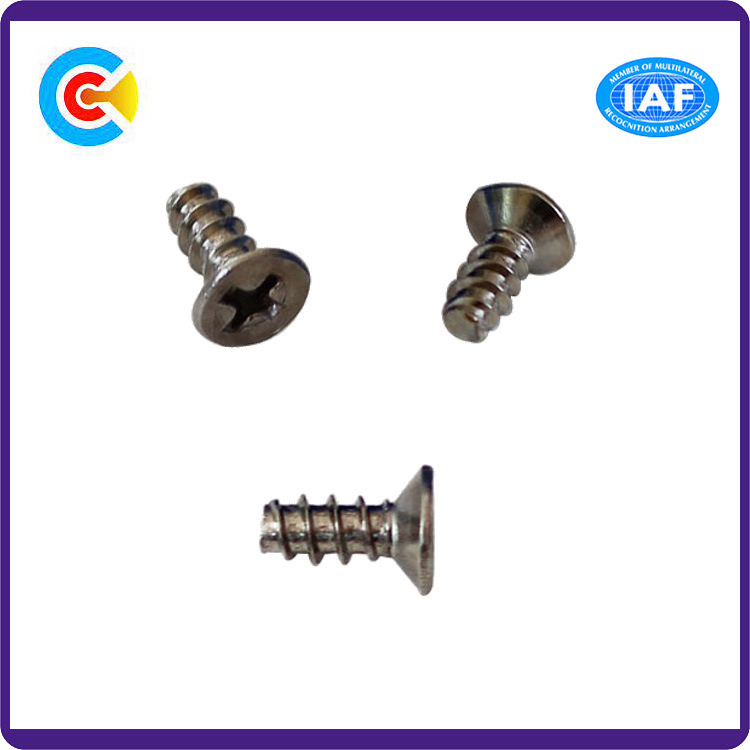 Fasteners Phillips/Cross Countersunk Head Self-Tapping Screws Csk Screw 1m Screws