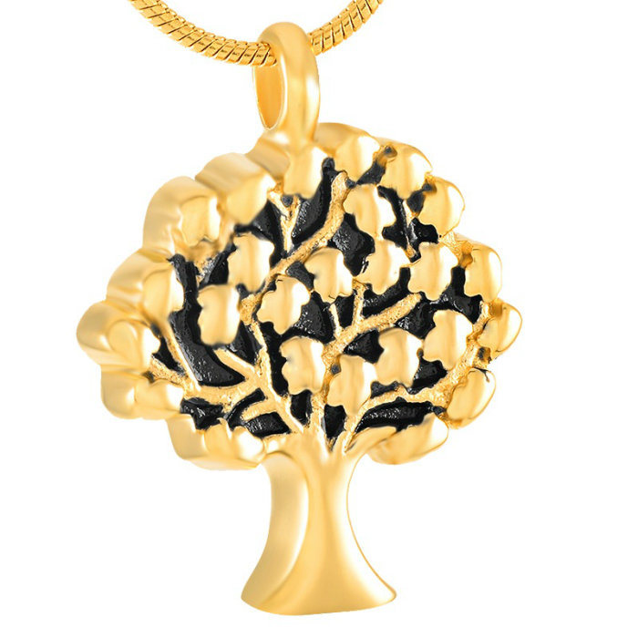 Cheap Price Memorial Urn Tree Design Cremation Necklace