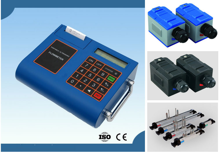 Portable Ultrasonic Flow Meter for Diesel, Water, Liquid, etc