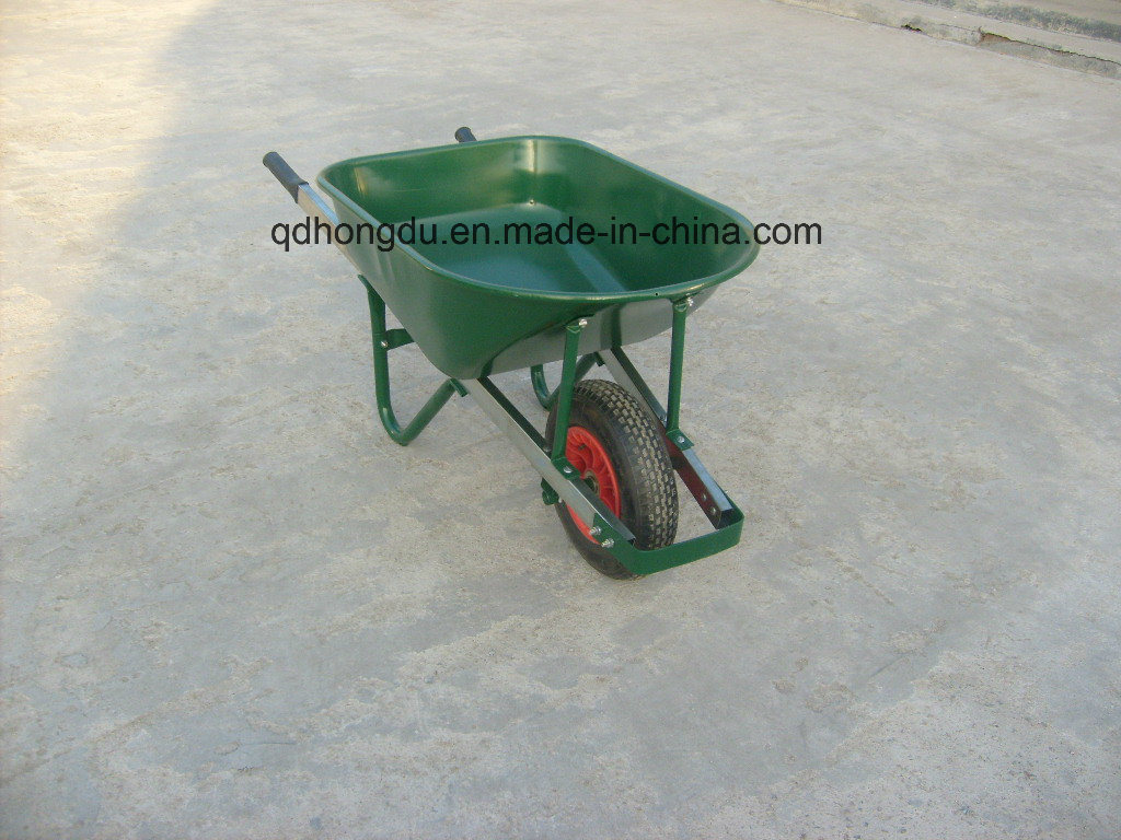 High Quality Wh6601 Wheel Barrow with Wooden Handle