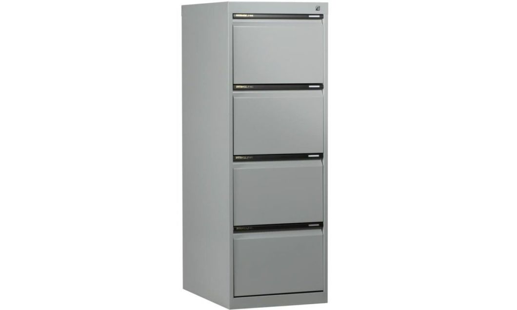 Modern Steel Office Furniture Vertical Steel 4 Drawer File Cabinets