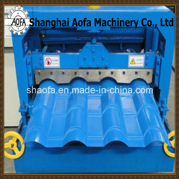Metal Steel Stage Roof Glazed Tile Roll Forming Machine