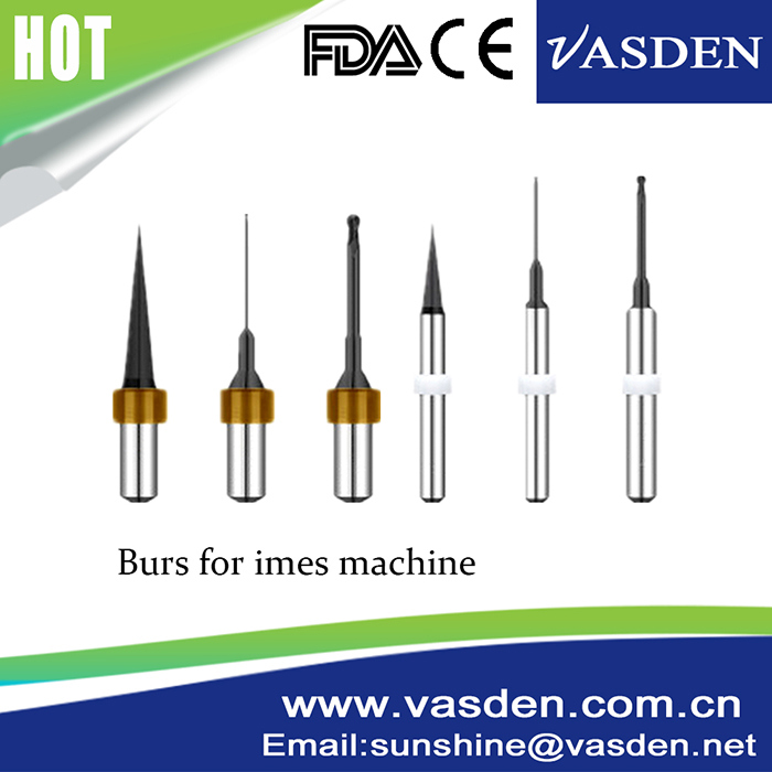 CAD Cam Tool Milling Imes Icore System Dental Alloy Needle