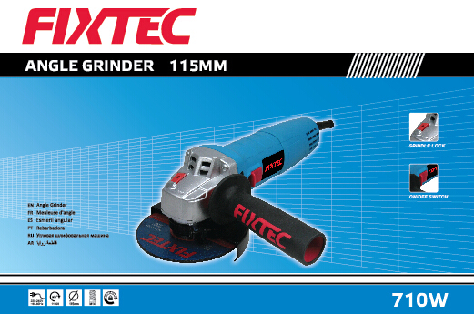 Fixtec 710W 115mm Electric Angle Grinder of Power Tools