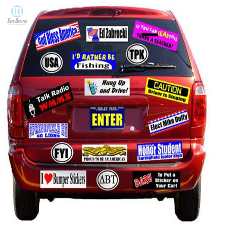 Self Adhesive Custom Vinyl Stickers for Car Decoration