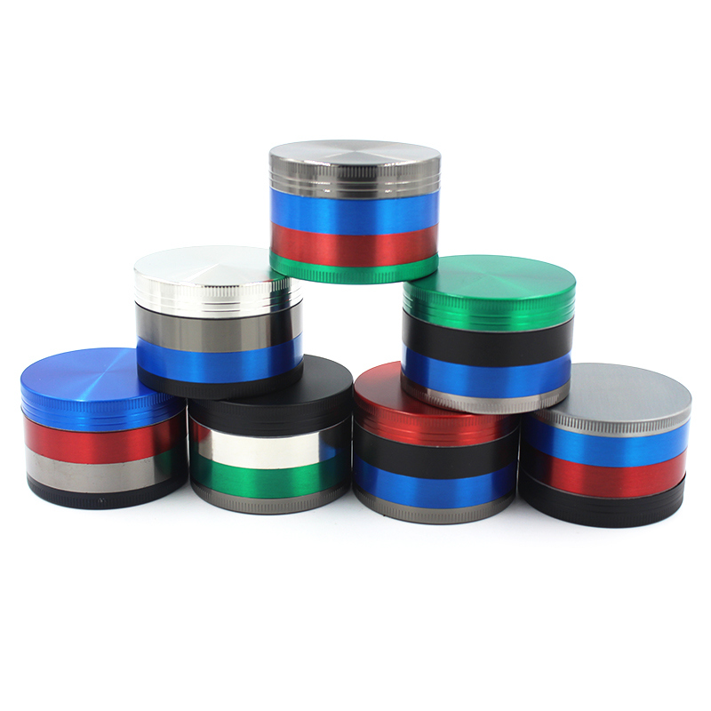 Zinc Alloy 52mm 4 Layers Colorful Herb Grinder