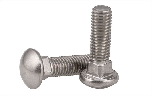 Mushroom Head Square Neck Carriage Bolt Made of Stainless Steel A2-70