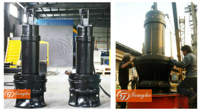 Non-Clog Vertical Mixed Flow Stainless Steel Submersible Pump