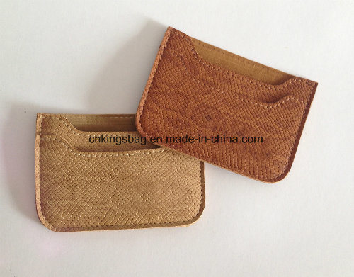 Snake Pattern PU Unisex Cardholder