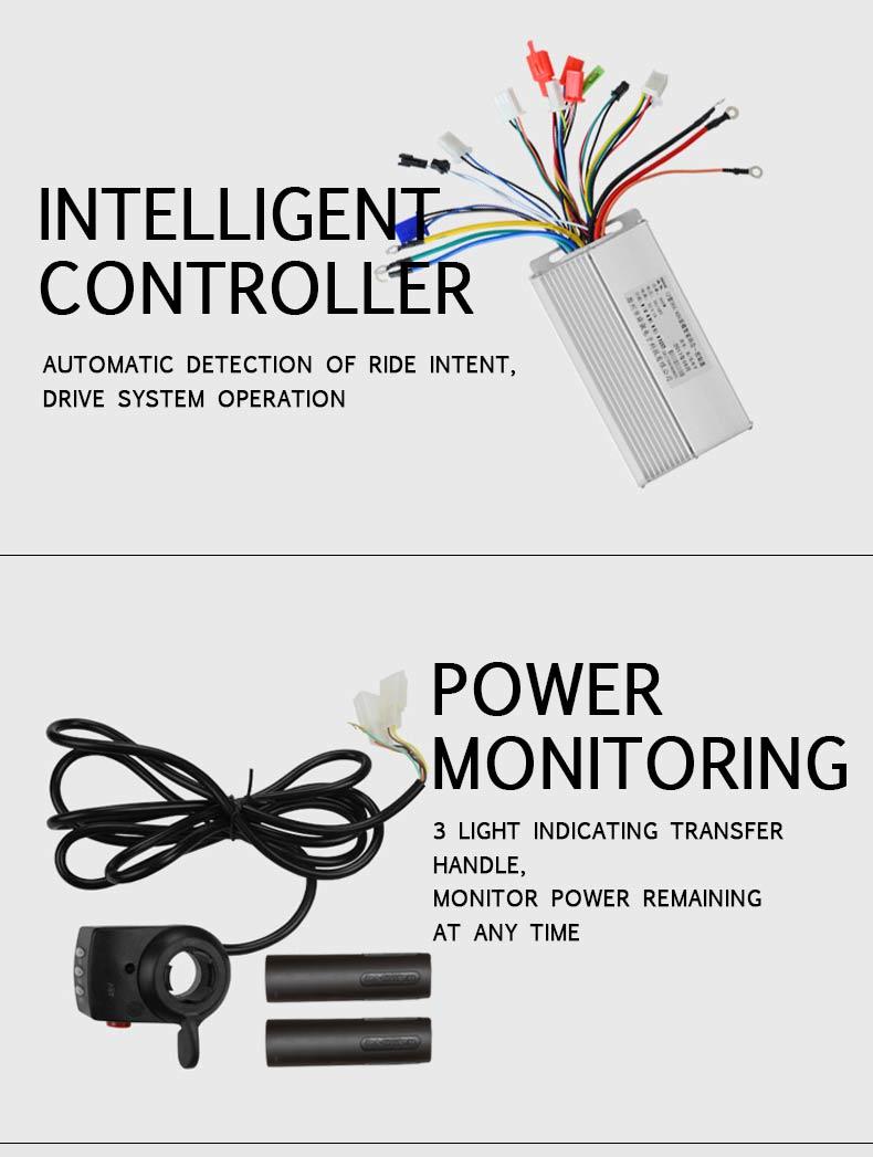 36V/48V 500W E Bike Kit E-Bike Kit with LED Display