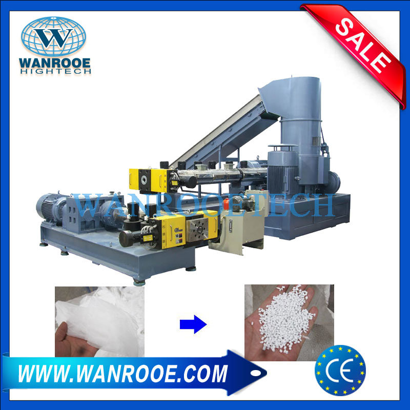 Pet Bottles Flakes and Scraps Granulating Pelletizing Line