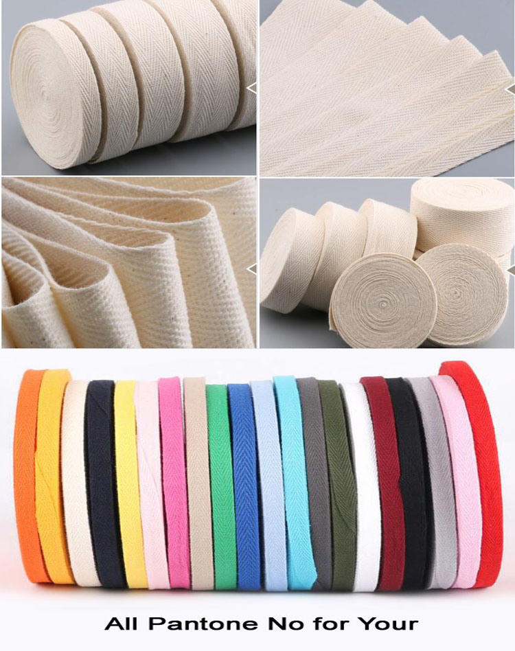 Example of Standardized OEM 100% Cotton Ribbon