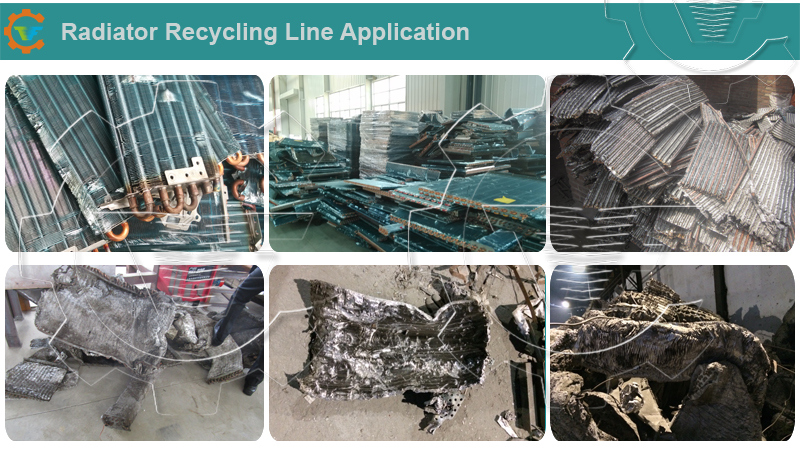 Scrap Radiator Copper Aluminum Recycling Plant