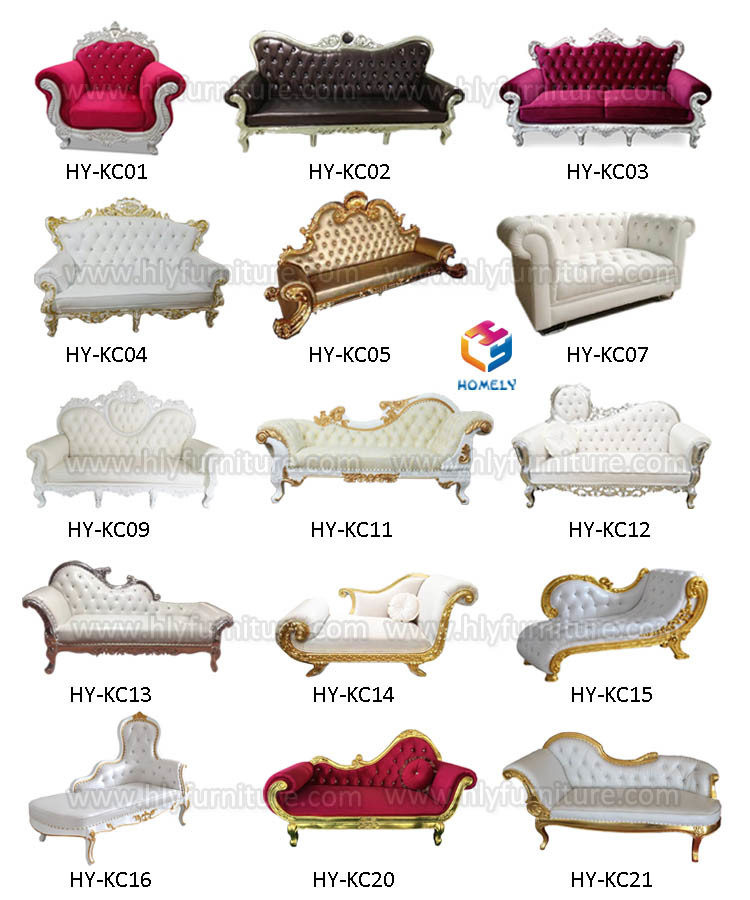 Modern Cum Sofa Bed with Diamond for Wedding/Banquet/Garden