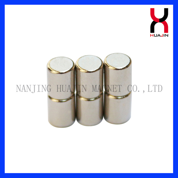 Neodymium Iron Boron Customer Size Cylinder Magnet