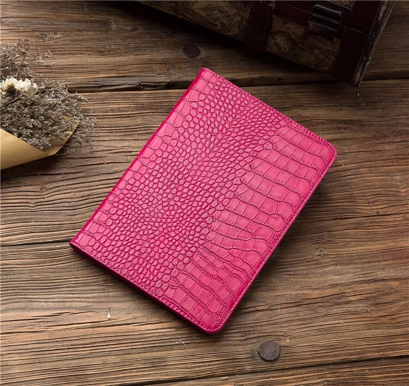 Stand Tablet Crocodile Pattern Business Card Slots Smart Leather Cover for iPad Air/Mini /PRO10.5