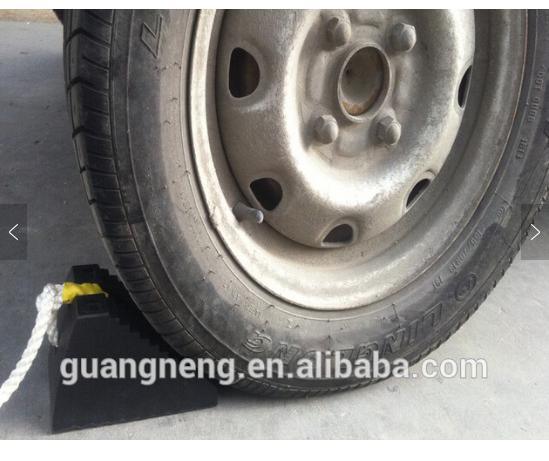 Black Rubber Wedge, Car Rubber Wedge, Rubber Block, Rubber Stopper, Wheel Chock Rubber Stopper