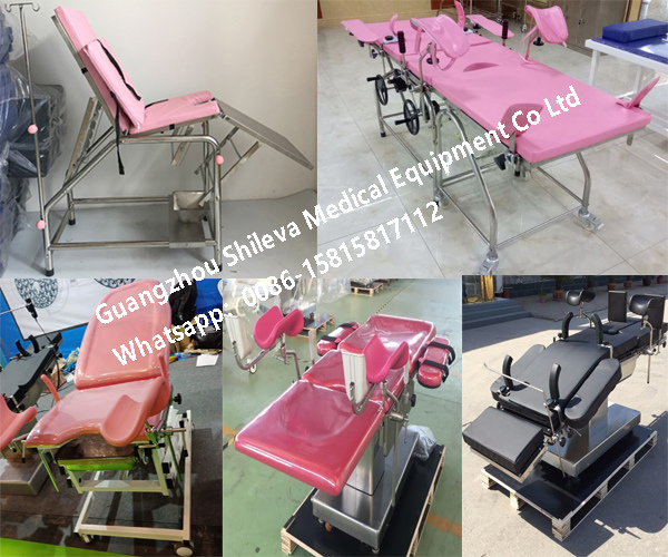 Hospital Furniture Medical Examination Chair Gynecological Table Bed