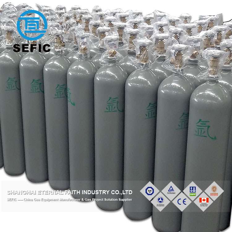 Seamless Steel Oxygen Hydrogen Argon Helium CO2 Gas Cylinder