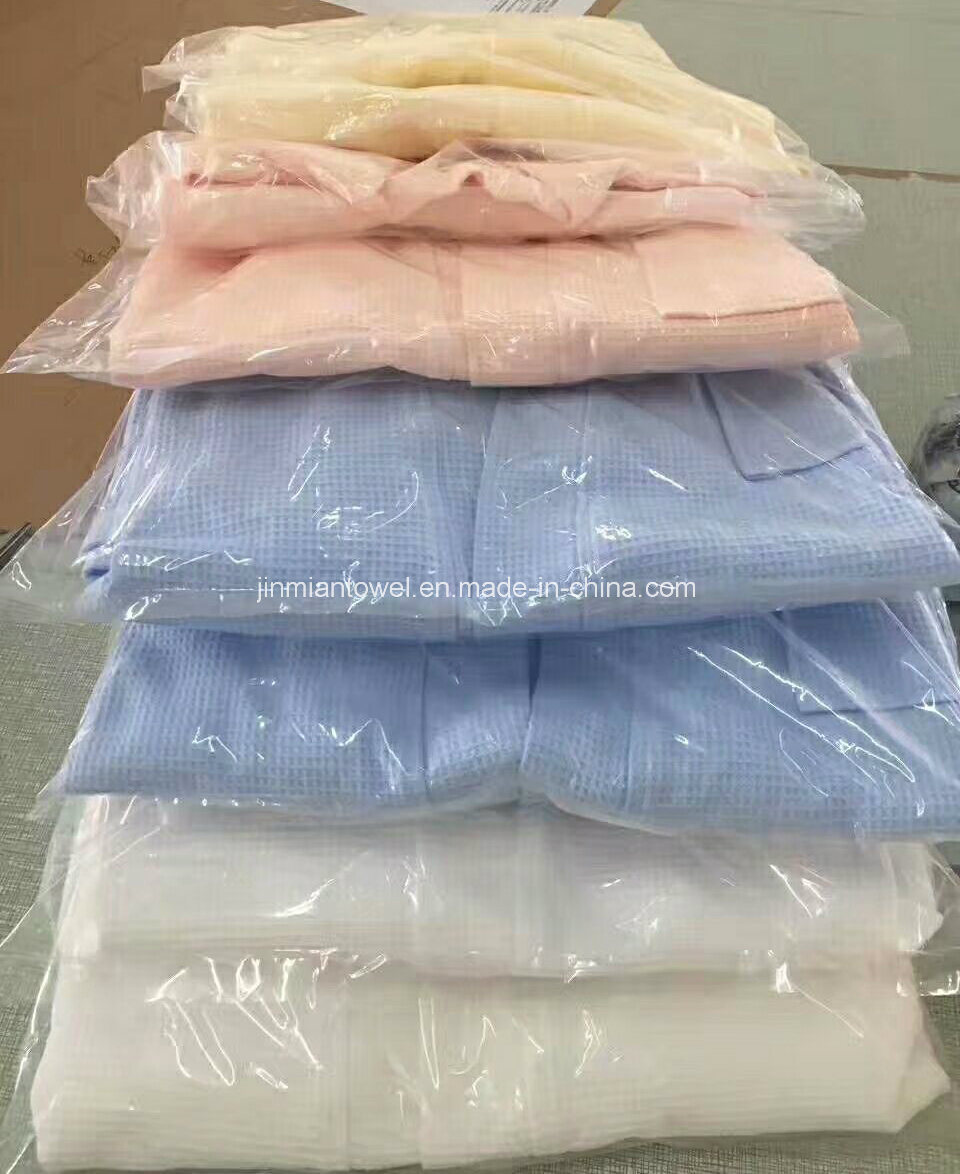 Wholesale 100% Cotton Hotel Soft Cut Pile Bathrobe