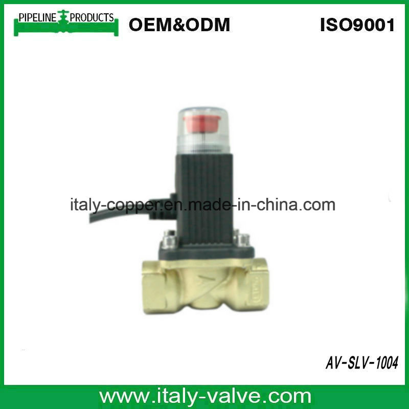 Promotion Good Function Safety 1/2 Half Inch 12V Brass Gas Solenoid Valve