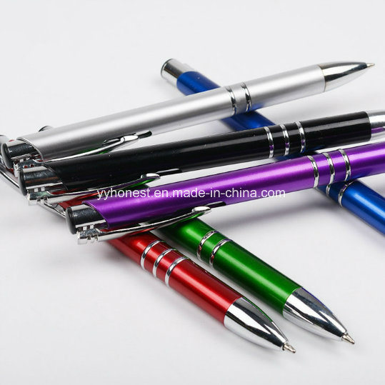 Wholesale Promotional Customized Logo Clip Aluminum Metal Ballpen