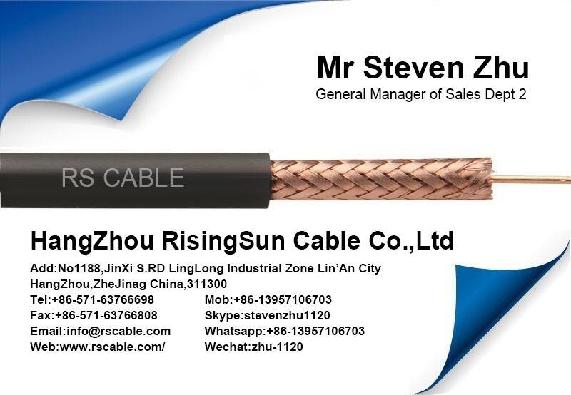 75ohm Rg59/RG6/Rg11 Coaxial Cable with UL/ETL/CPR/Ce/RoHS/Reach Approved