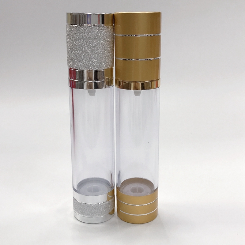 Plastic 30ml 50ml Airless Cosmetic Dispenser Pump Bottle Wholesales
