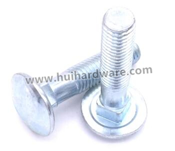 Zinc Plated Round Head Square Neck Carriage Bolt DIN603