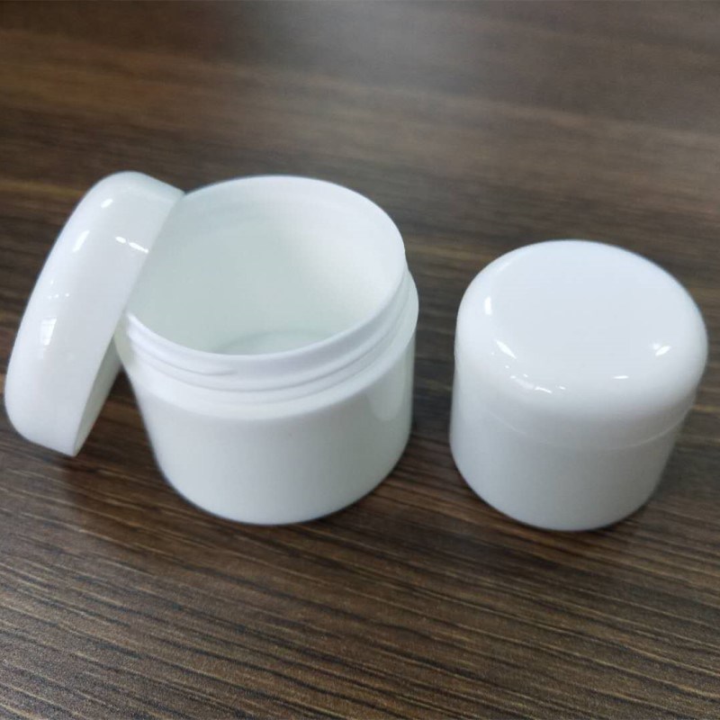 Wholesale 12ml 0.4oz White Cute Plastic PP Cosmetic Jar
